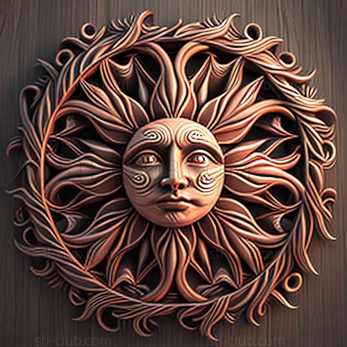 3D model sun (STL)